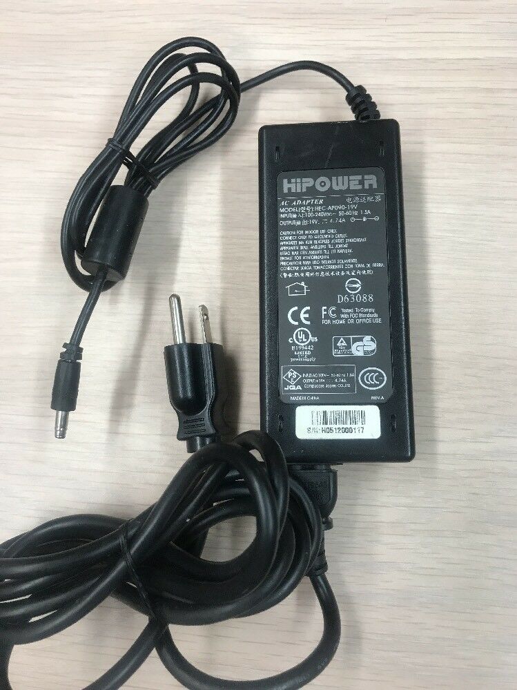 *Brand NEW* HIPOWER HEC-AP090-19V 19V 4.74A AC Adapter Power Supply Charger